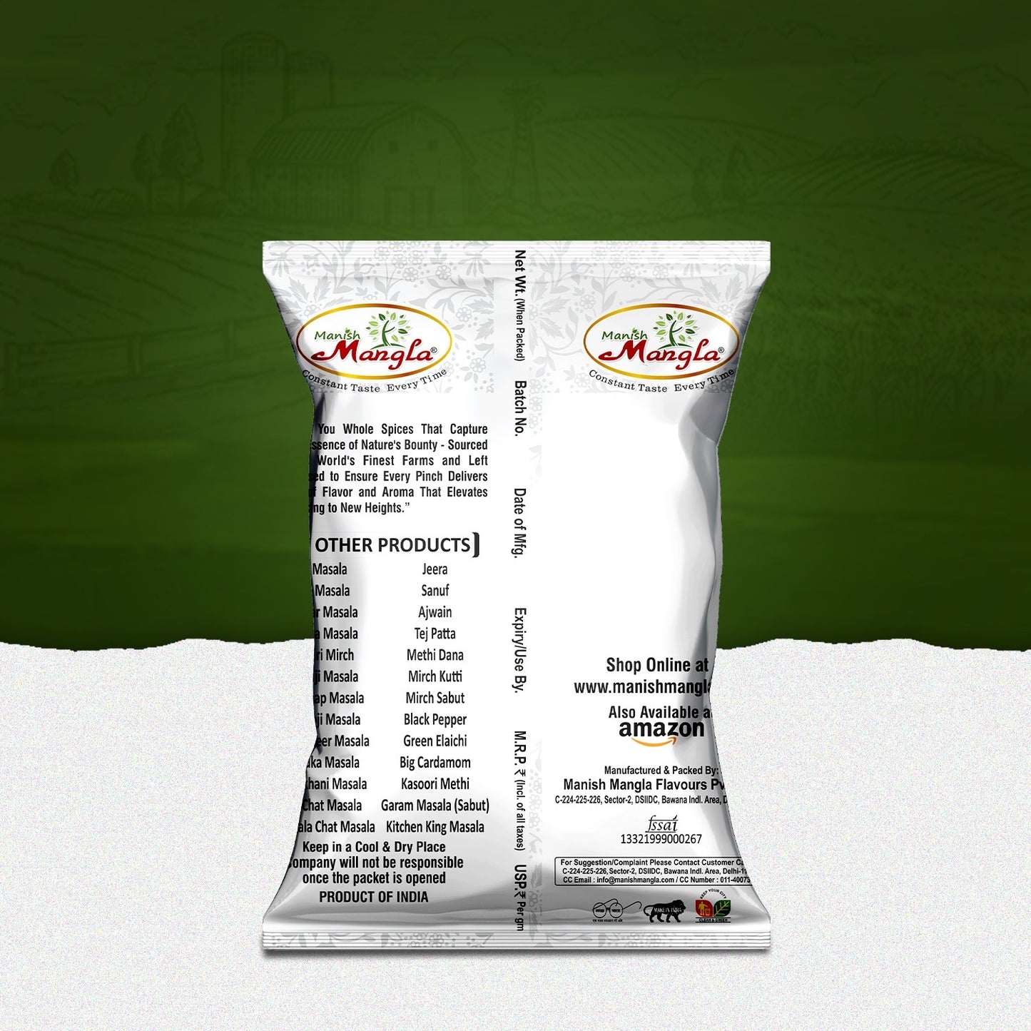 Green Cardamom (Hari Elaichi) – Premium Whole Cardamom | Rich Aroma & Sweet Flavor | Perfect for Tea, Sweets & Indian Cooking | Hygienically Packed