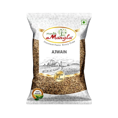 Ajwain (Carom Seeds) – Premium Whole Ajwain | Strong Aroma & Authentic Flavor | Perfect for Parathas, Tadka & Indian Cooking | Hygienically Packed