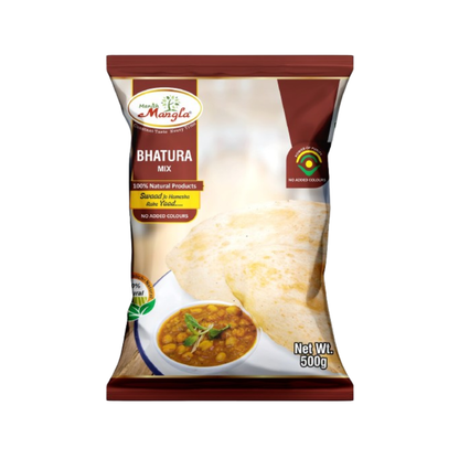 Bhatura Mix – 500g | Instant Bhatura Premix with Yeast Sachet | Soft, Fluffy & Restaurant-Style Bhaturas | Just Add Water & Knead