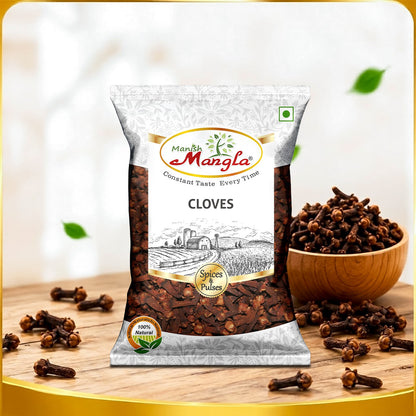 Cloves (Laung) – Premium Whole Cloves | Rich Aroma & Strong Flavor | Perfect for Tea, Biryani, Curries & Indian Cooking | Hygienically Packed