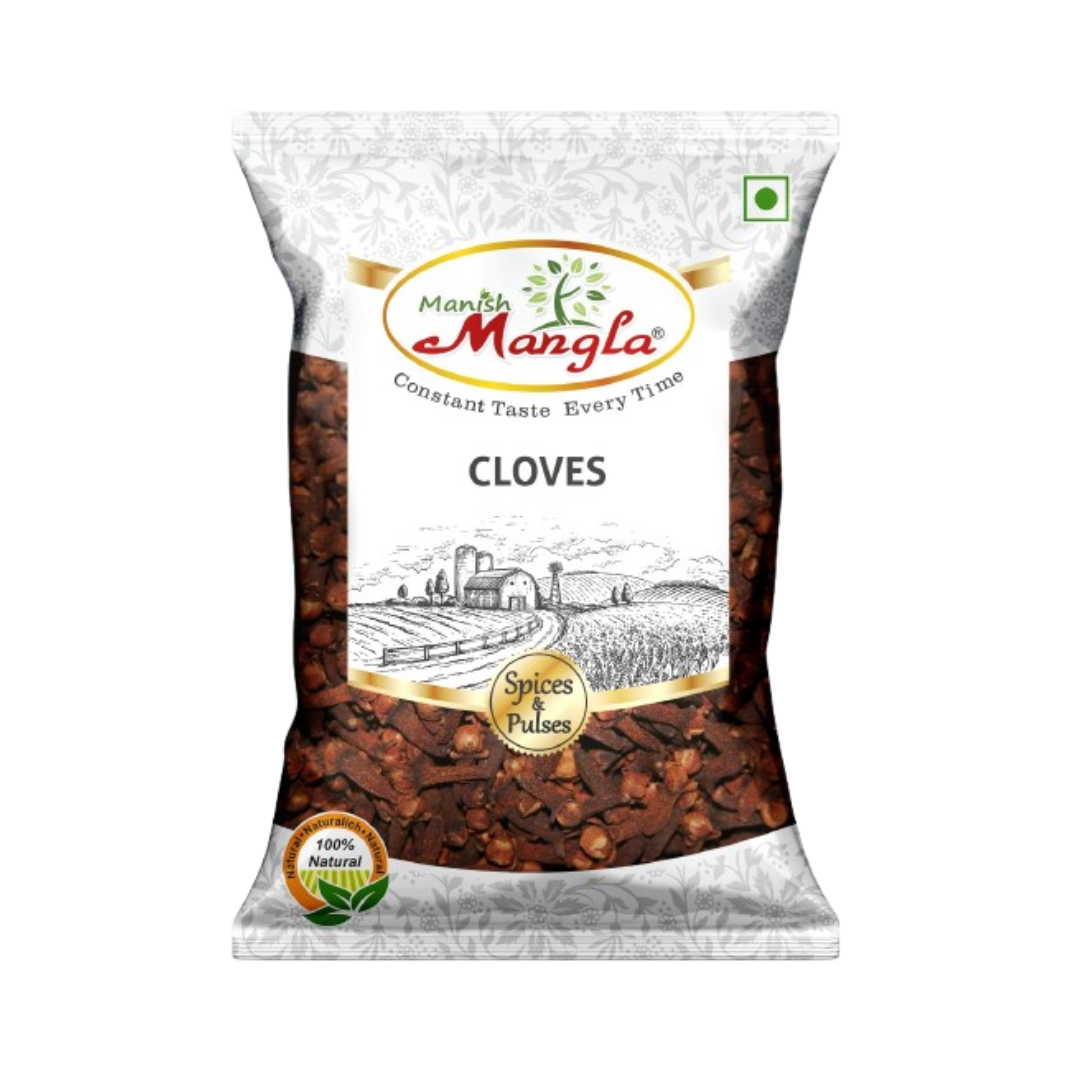 Cloves (Laung) – Premium Whole Cloves | Rich Aroma & Strong Flavor | Perfect for Tea, Biryani, Curries & Indian Cooking | Hygienically Packed