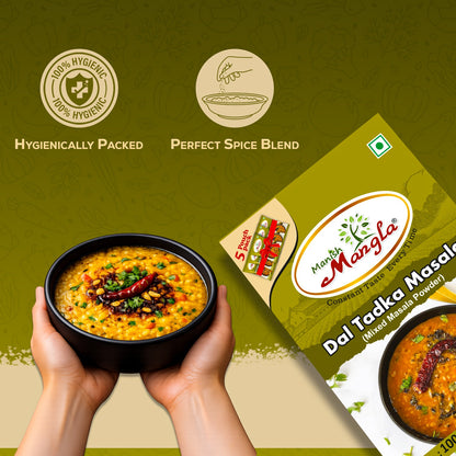 Dal Tadka Masala – 100g (5×20g FreshLock Sachets) | Authentic Dhaba Style Flavor | Complete Spice Mix | Fresh & Aromatic