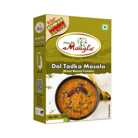 Dal Tadka Masala – 100g (5×20g FreshLock Sachets) | Authentic Dhaba Style Flavor | Complete Spice Mix | Fresh & Aromatic