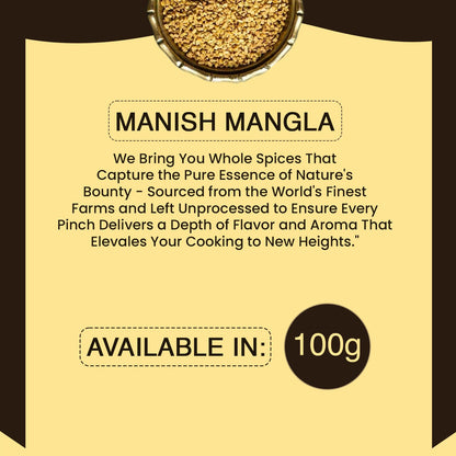 Fenugreek Seeds (Methi Dana) – Premium Whole Seeds | Rich Aroma & Distinct Flavor | Perfect for Tempering, Pickles & Indian Cooking | Hygienically Packed