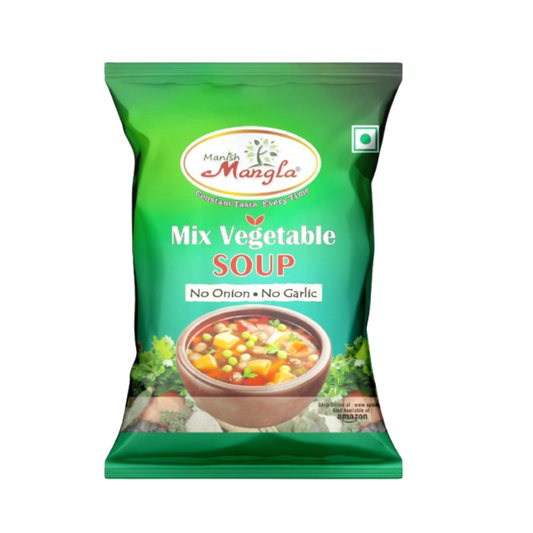 Mix Veg Soup – No Onion No Garlic | Instant Soup Mix | Satvik & Pure | Rich Vegetable Flavor | Quick & Easy to Prepare