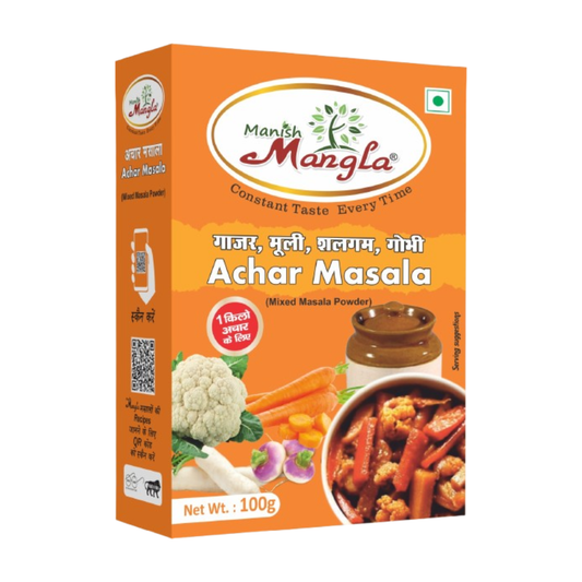 Mix Veg Achar Masala – 100g | Authentic Pickle Spice Mix | Perfect Blend for Homemade Mixed Vegetable Pickle | Rich & Traditional Flavor
