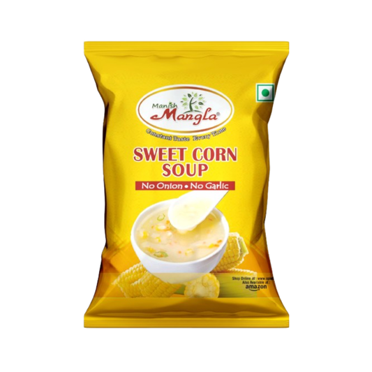 Sweet Corn Soup – Instant Soup Mix |No Onion No Garlic | Creamy & Delicious | Quick & Easy to Prepare | Perfect for Snacks & Light Meals
