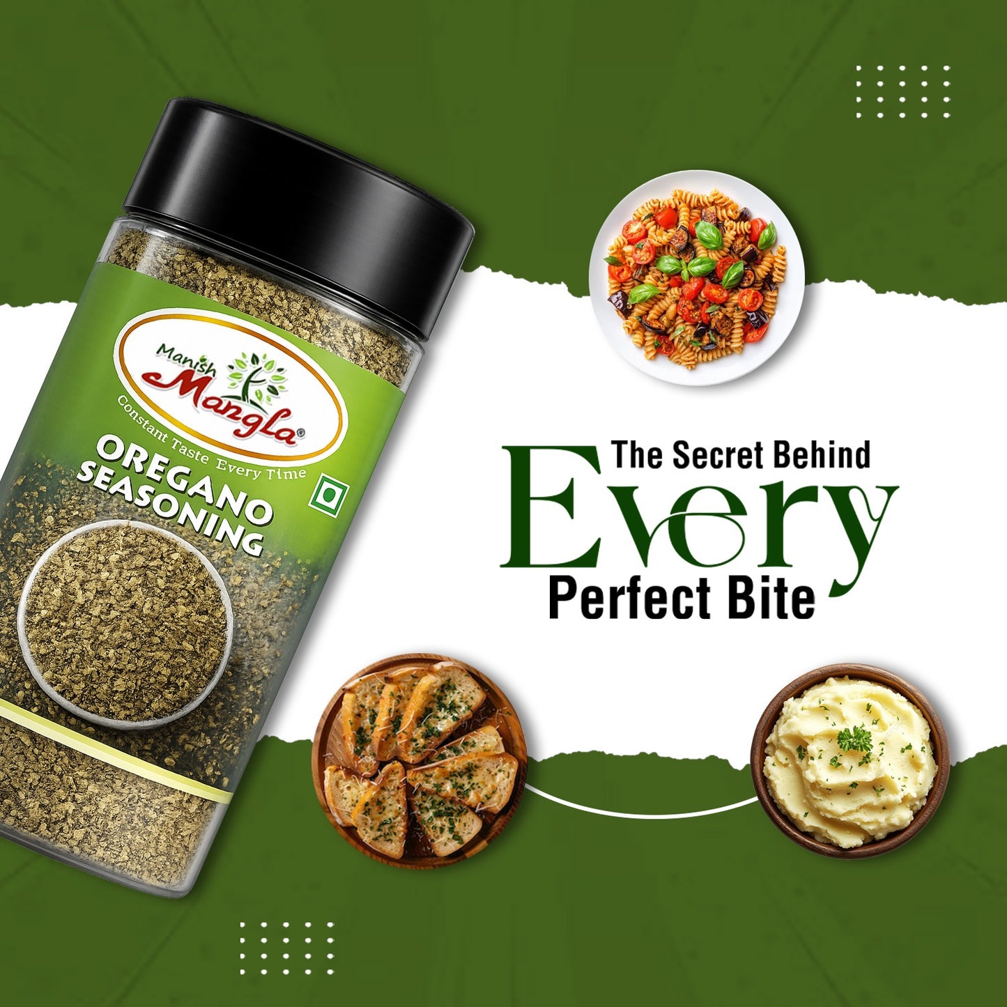 Oregano Seasoning – Aromatic Herb Blend | Perfect for Pizza, Pasta, Sandwiches & Snacks | Flavorful & Versatile | Hygienically Packed