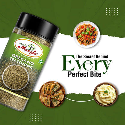 Oregano Seasoning – Aromatic Herb Blend | Perfect for Pizza, Pasta, Sandwiches & Snacks | Flavorful & Versatile | Hygienically Packed