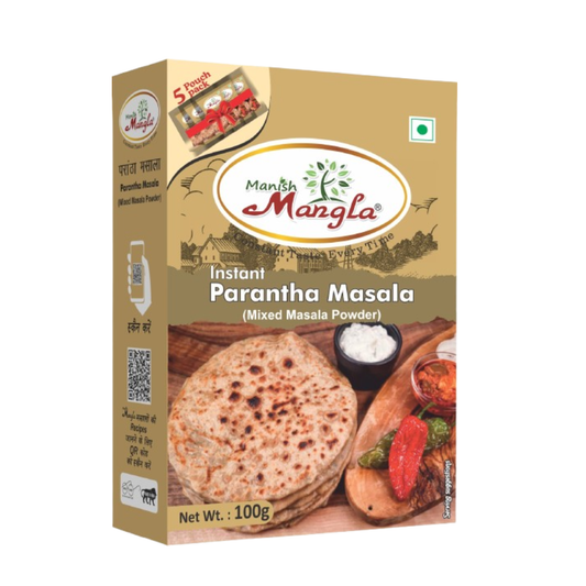 Parantha Masala – 100g (5×20g FreshLock Sachets) | Spicy & Flavorful Stuffing Masala | Perfect for Aloo, Gobhi & Mix Parantha | Fresh & Aromatic
