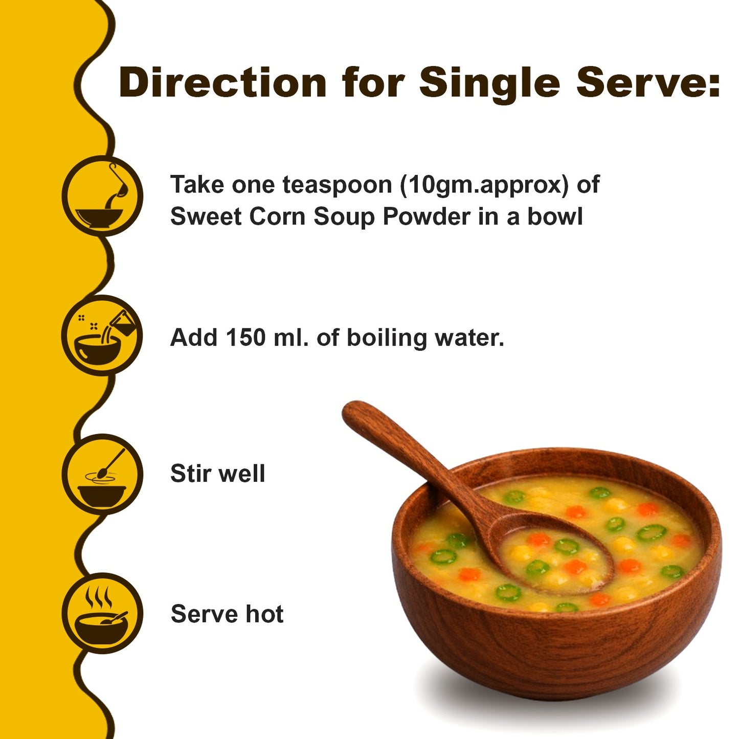 Sweet Corn Soup – Instant Soup Mix |No Onion No Garlic | Creamy & Delicious | Quick & Easy to Prepare | Perfect for Snacks & Light Meals