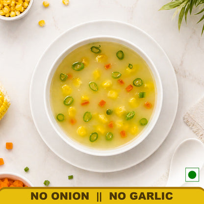 Sweet Corn Soup – Instant Soup Mix |No Onion No Garlic | Creamy & Delicious | Quick & Easy to Prepare | Perfect for Snacks & Light Meals