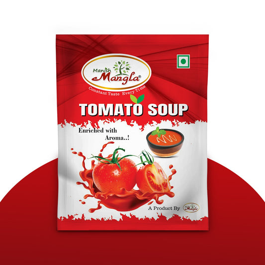 Manish Mangla Tomato Soup – 12g Sachets (Pack of 20) | Buy 15 Get 5 Free | Instant Soup Mix | Rich Tomato Flavor | Quick & Easy
