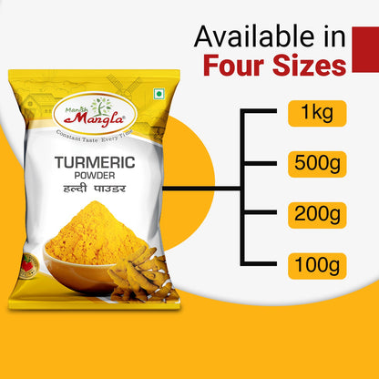 Turmeric Powder (Haldi)  | Rich Color & Natural Flavor | Pure & Aromatic | Ideal for Curries, Sabzi & Indian Cooking