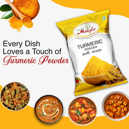 Everyday Masala Trio – Red Chilli Powder, Turmeric Powder & Coriander Powder | Essential Spice Combo for Daily Cooking