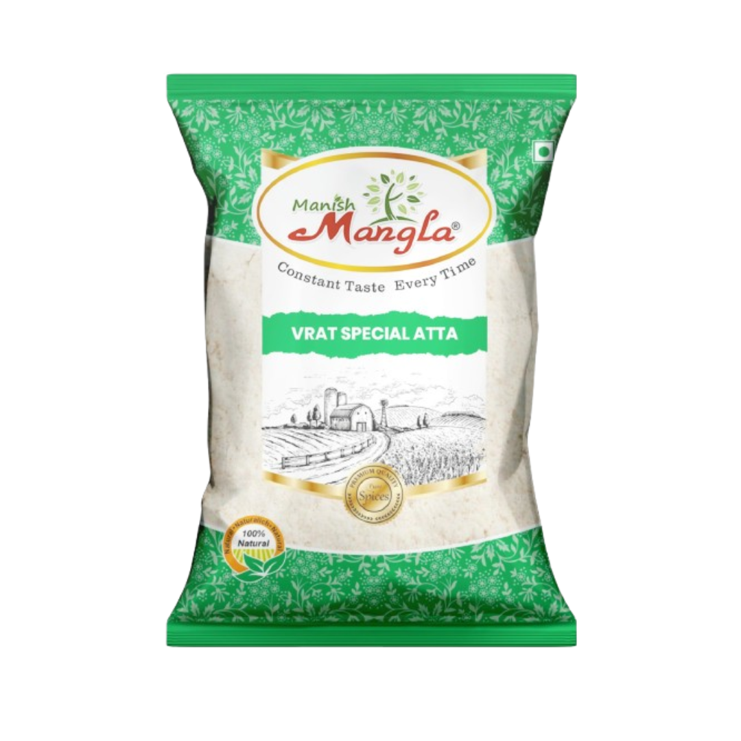 Vrat Special Atta Mix – Kuttu, Singhada & Choulai Flour Blend | Satvik | Perfect for Fasting Recipes